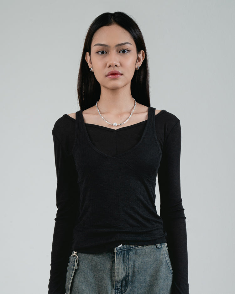 Queen Top - Black