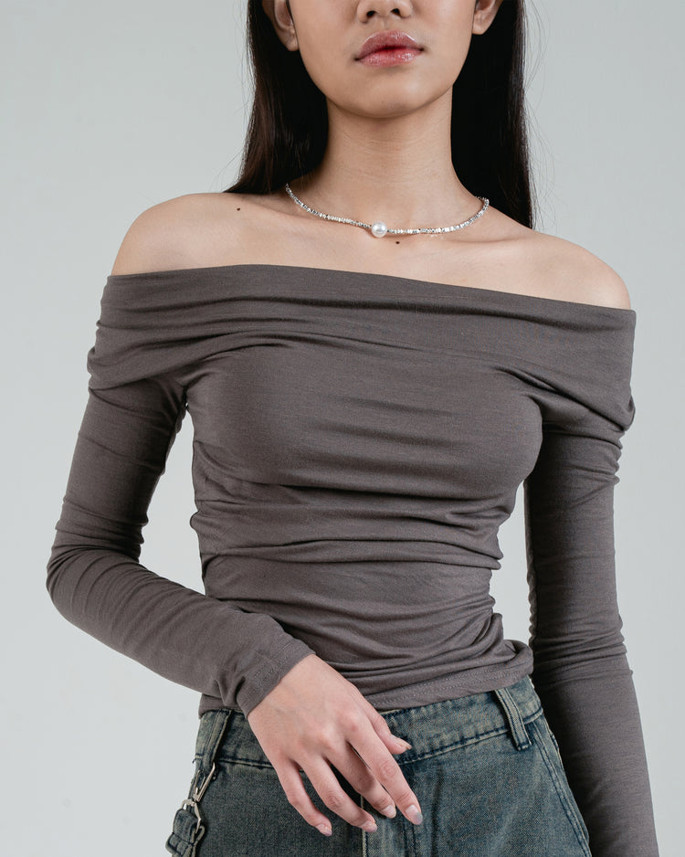 Jess Top - Ash Brown
