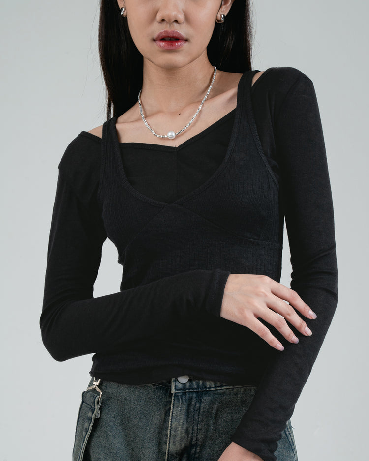 Queen Top - Black