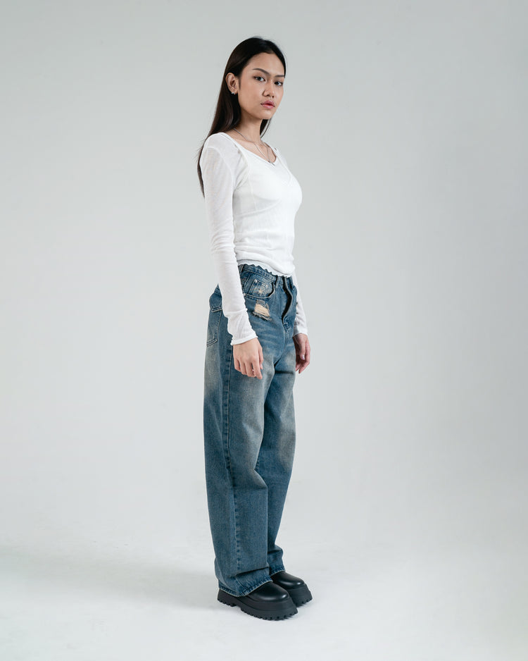 Queen Top - White