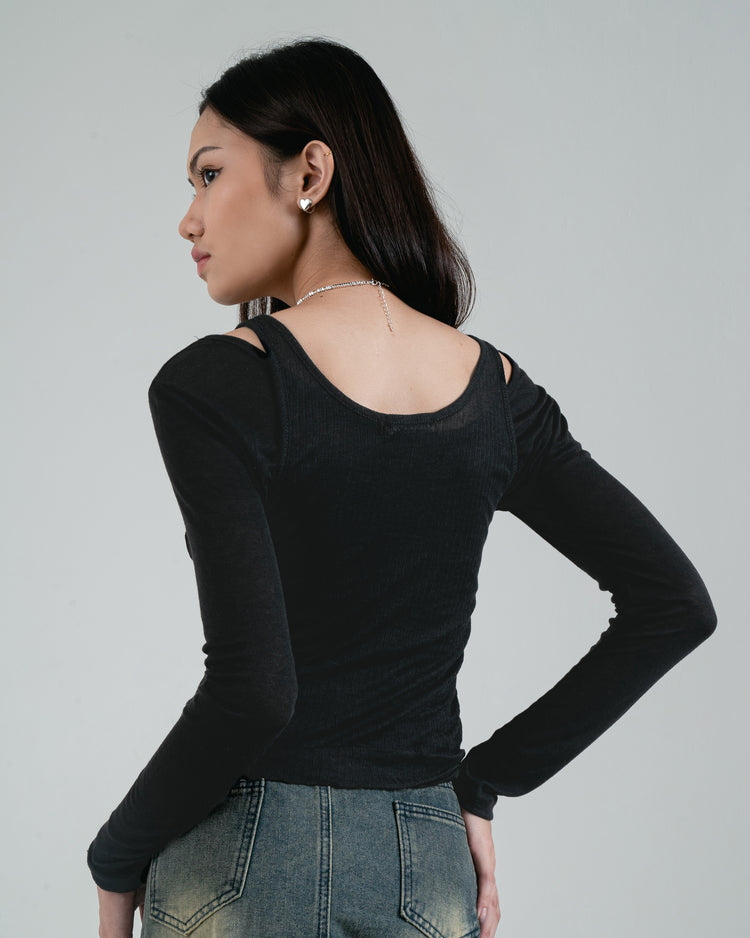 Queen Top - Black