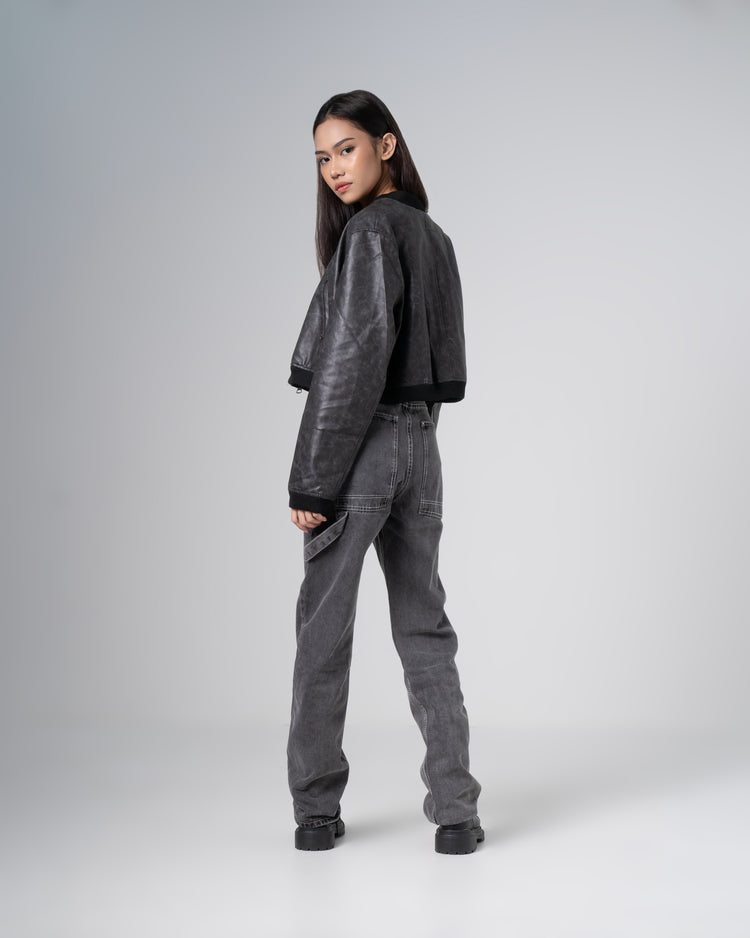 Gliva Leather Jacket - Black