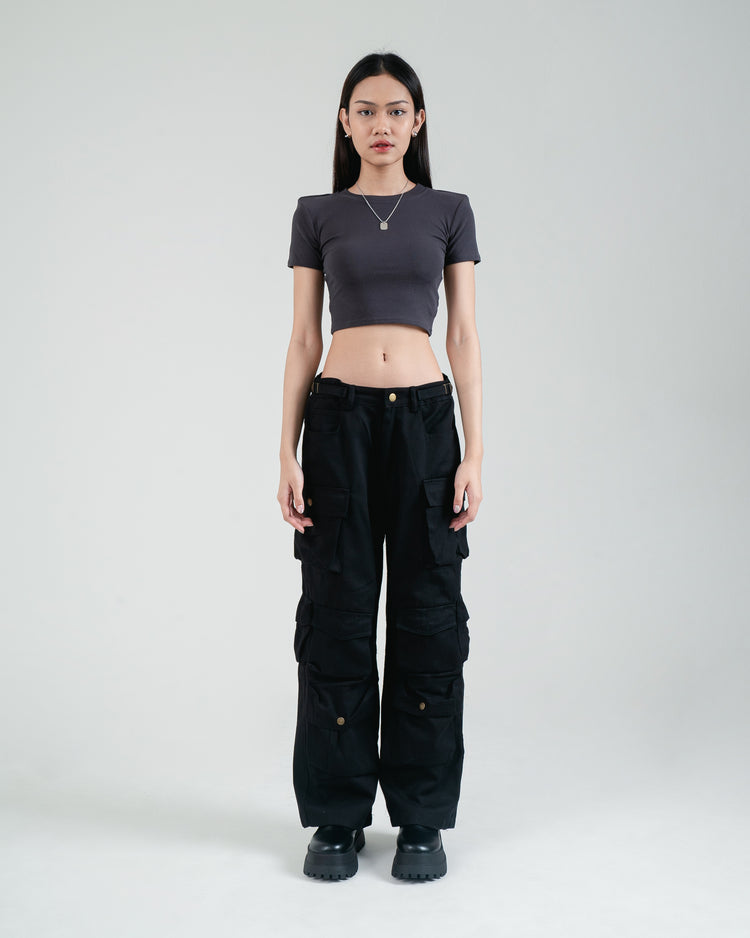 Holi Top - Dark Grey
