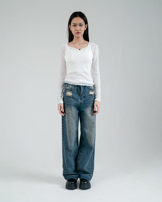 Queen Top - White