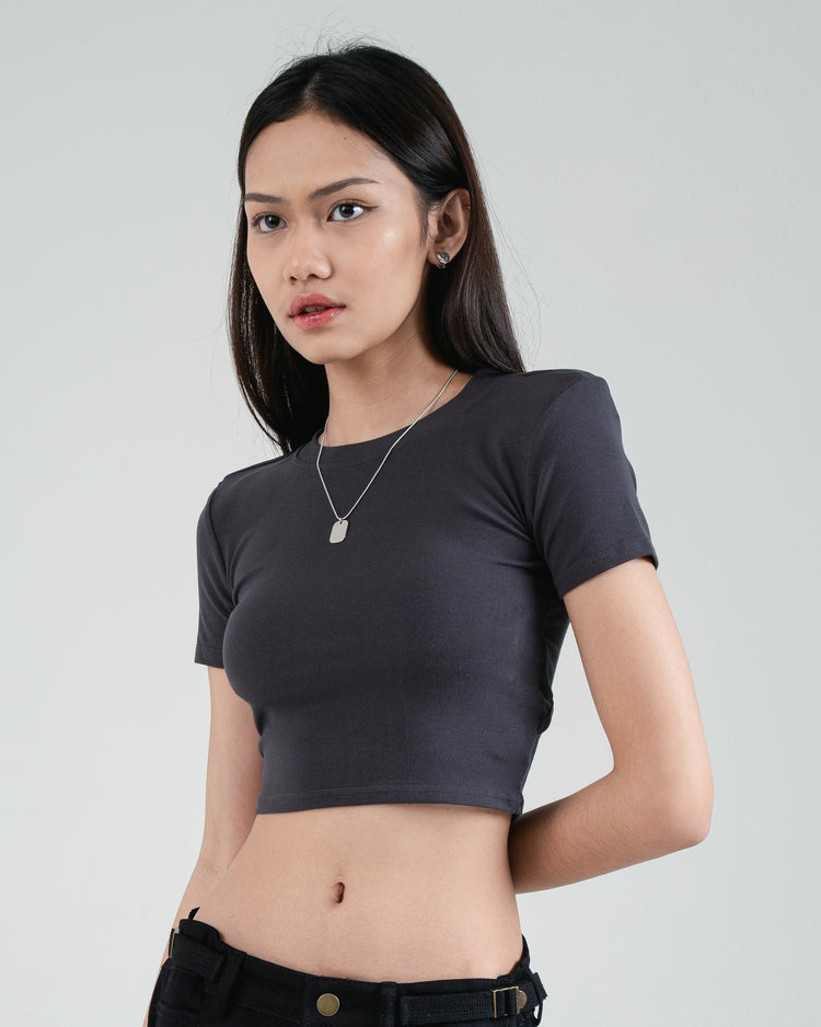 Holi Top - Dark Grey
