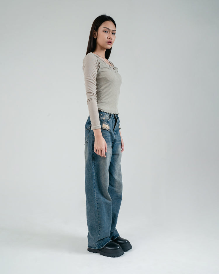 Queen Top - Green