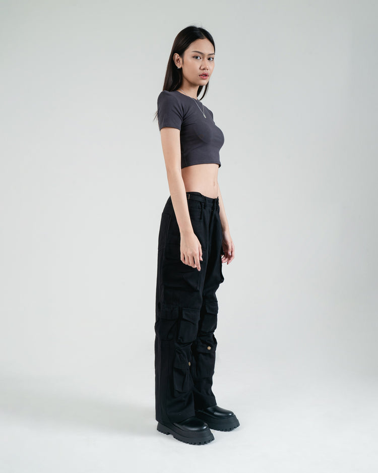 Holi Top - Dark Grey