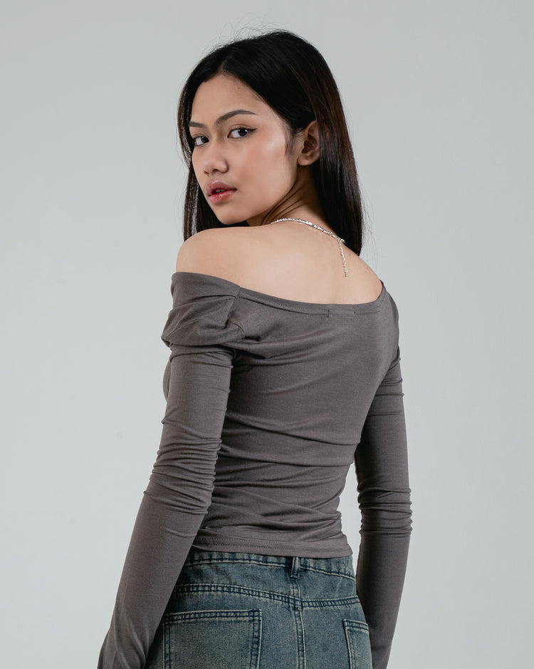 Jess Top - Ash Brown