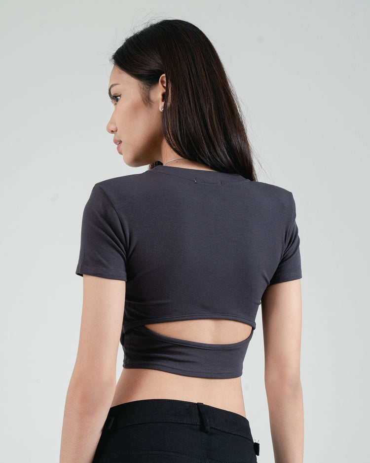 Holi Top - Dark Grey